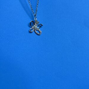 The Lumina Pearl Bow Necklace