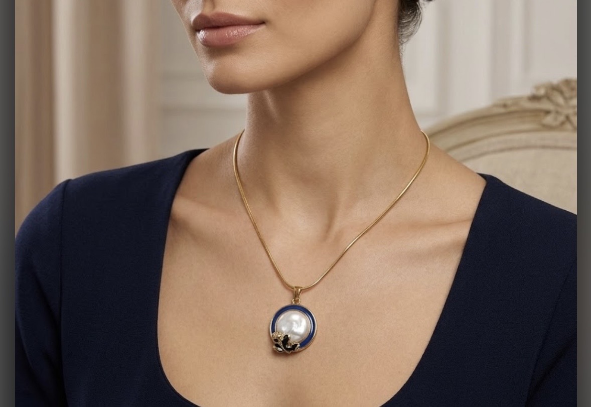 Ocean Breeze Pearl Pendant - Image 2
